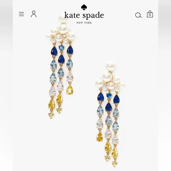 Kate Spade| NWOT Rain or Shine Earrings - Picture 1 of 4